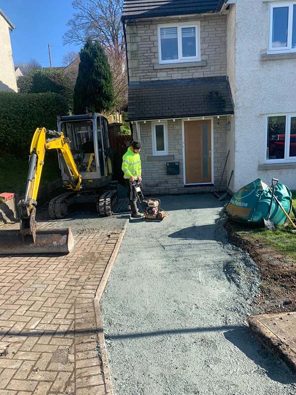 JH Landscaping & Groundworks Kendal and Lake District groundworks for driveway