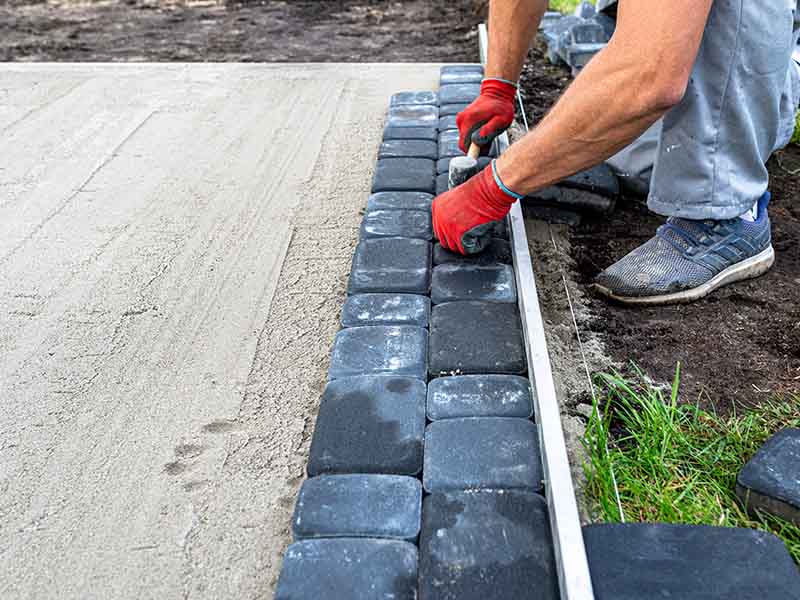 block paving built for South Lakes weather drainage and rural ground conditions