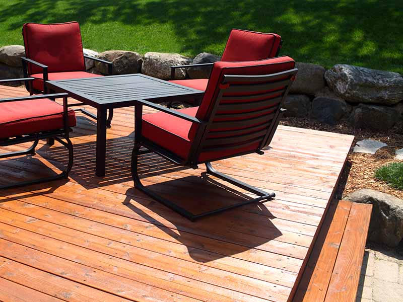 commercial decking for hotels pubs restaurants and holiday lets in Cumbria