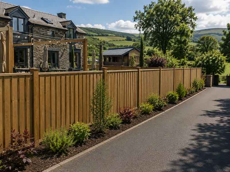 commercial fencing for hotels holiday parks and hospitality businesses in Cumbria
