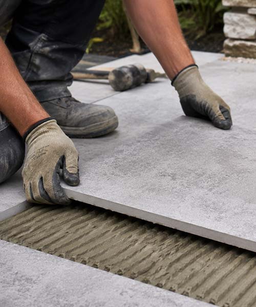 porcelain patio installers in Kendal and the South Lakes