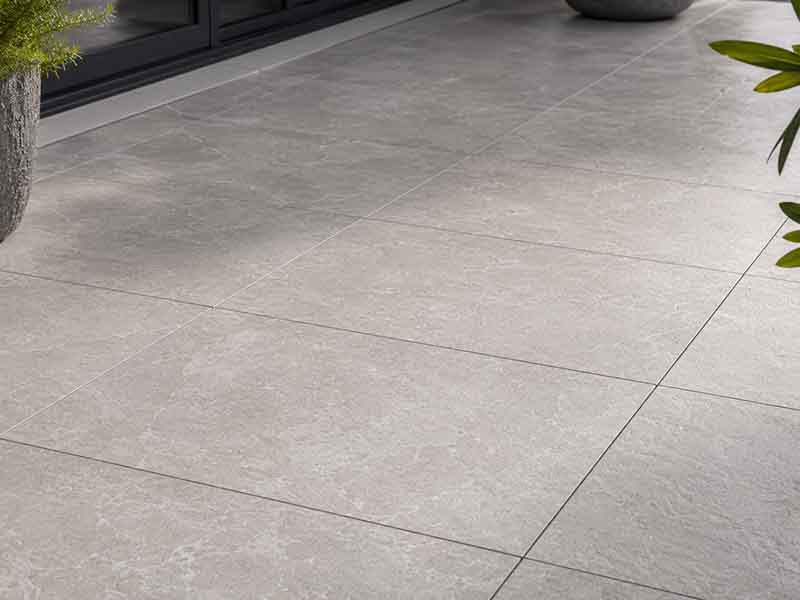 porcelain paving compared with Indian sandstone patios